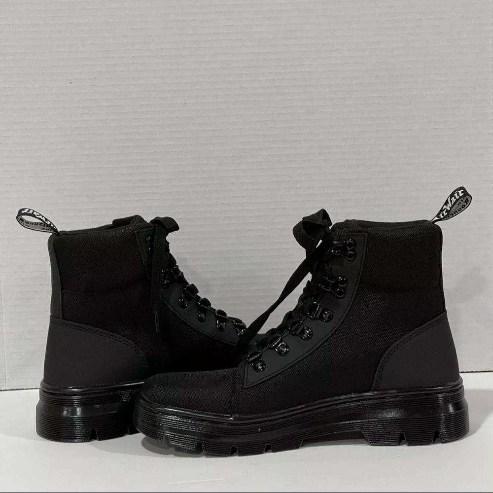 Dr. Martens Women's Combs Poly Casual Lace Up Boot Black Ajax , Sz-7.US/38.EU - Picture 5 of 13
